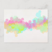 Multicolored regenboogWaterverf Abstract ontwerp Briefkaart (Voorkant)
