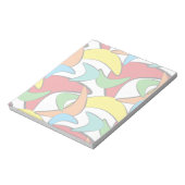 Multicolored Retro Boomerang Pattern Notitieblok (Gedraaid)