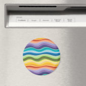 Multicolored rimpelpatroon 2 magneet (Insitu (Vaatwasser))