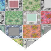 Multicolored , rustige , patchwork , patches tafelkleed (Gekanteld)