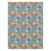 Multicolored , rustige , patchwork , patches tafelkleed (Voorkant)