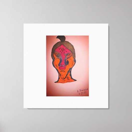 Multicolored Science Fiction Canvas Afdruk (Voorkant)