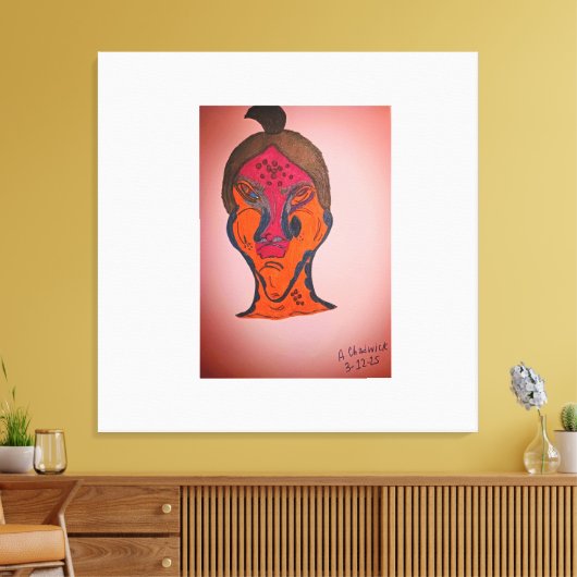 Multicolored Science Fiction Canvas Afdruk (Insitu (Woonkamer))