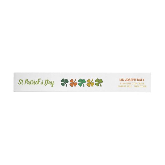 Multicolored Shamrock, St Patrick's Day (Individueel)
