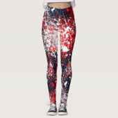 Multicolored Splatter Mode Statement Leggings (Voorkant)