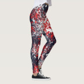 Multicolored Splatter Mode Statement Leggings (Rechts)
