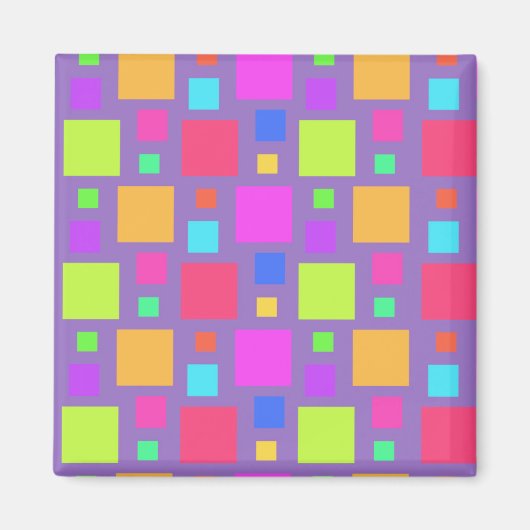 Multicolored Squares 2011 Magneet (Voorkant)