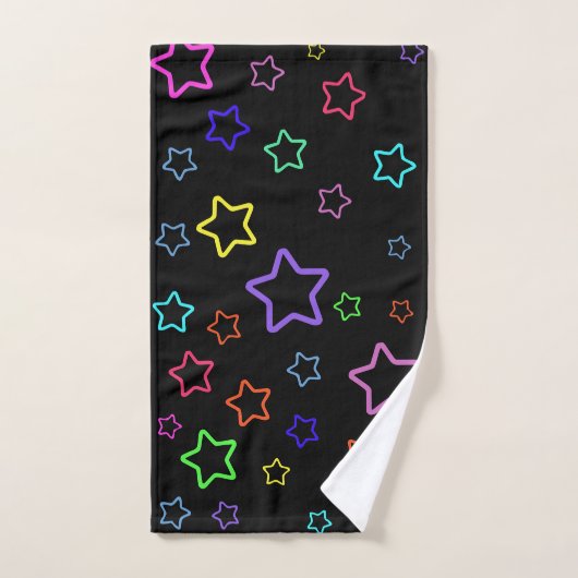 Multicolored Starry Night Handdoek (Handdoek)