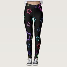 Multicolored Starry Night Leggings