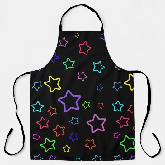 Multicolored Starry Night Schort (Voorkant)