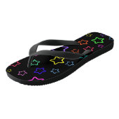 Multicolored Starry Night Teenslippers (Schuin)
