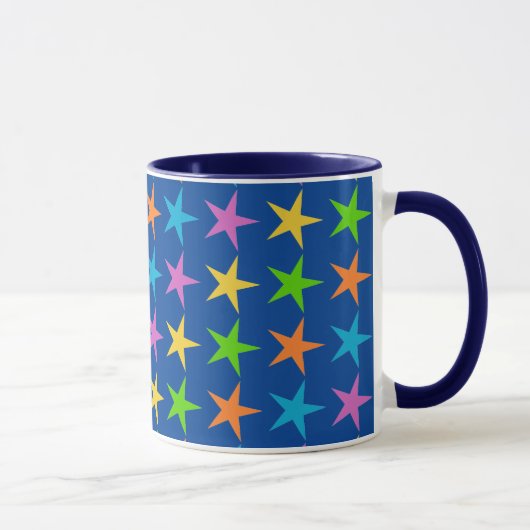 Multicolored sterren mok (Rechts)