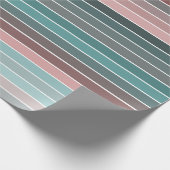 Multicolored Stripe Cadeaupapier (Hoek)