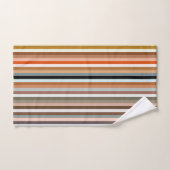 Multicolored Striped Pattern Bad Handdoek (Handdoek)