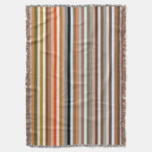 Multicolored Striped Pattern Deken (Voorkant Verticaal)