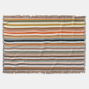 Multicolored Striped Pattern Deken