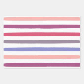 Multicolored Stripes Inpakpapier Vel (Voorkant 2)
