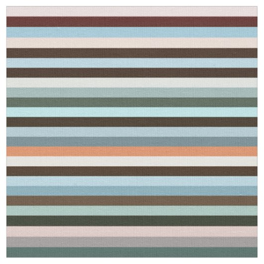 Multicolored Stripes Stof (Close Up)