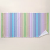 Multicolored Stripes Strandlaken (Voorkant)