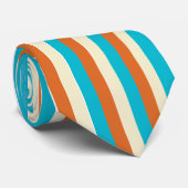 Multicolored Stripes Stropdas (Opgerold)