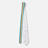 Multicolored Stripes Stropdas (Achterkant)