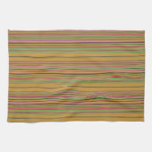 Multicolored Stripes Theedoek (Horizontaal)