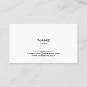 Multicolored Stripes Visitekaartje (Achterkant)