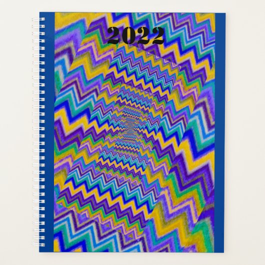 multicolored vortices on planner (Voorkant)