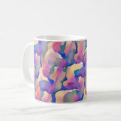 Multicolored Waterverf Patroonkoffie Mok (Voorkant links)