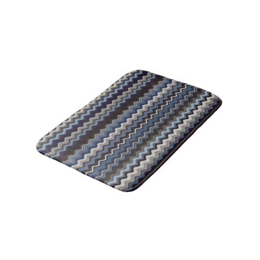 Multicolored Wavy Pattern Badmat (Gekanteld)