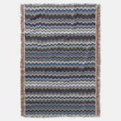 Multicolored Wavy Pattern Deken (Voorkant Verticaal)