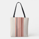 Multicolored Wavy Pattern Draagtas (Achterkant)