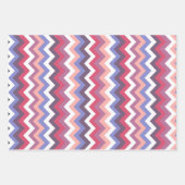Multicolored Zig Zag Stripes Inpakpapier Vel (Voorkant 2)