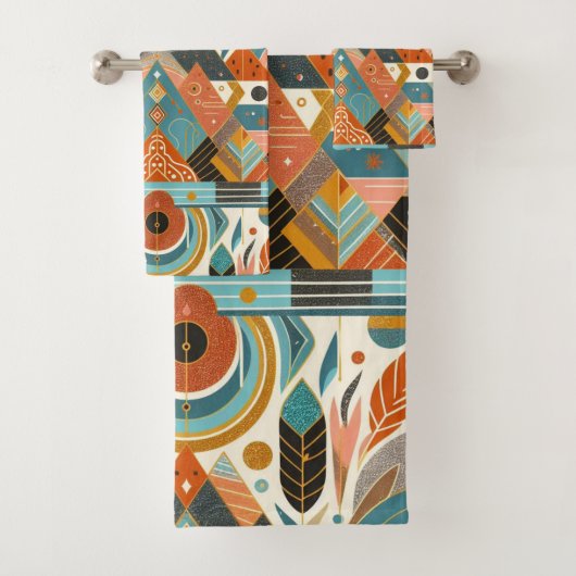 Multicolores terrestres Motifs tribaux africains (En situation)