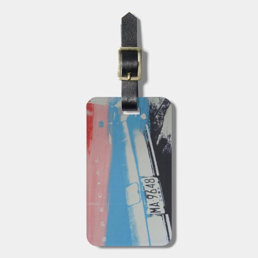 Multicolorfender Bagagelabel (Voorkant verticaal)