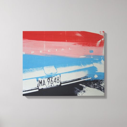 Multicolorfender Canvas Afdruk (Voorkant)