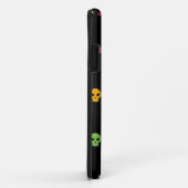 Multicolorpatroon met schedels Case-Mate iPhone case (Achterkant/rechts)