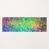 Multicolors Faux Glitter Yogamat (Voorkant (horizontaal))