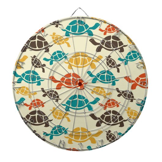 Multicolorschildpad Dartbord (Voorkant)