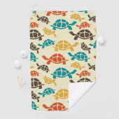 Multicolorschildpad Golfhanddoek (Insitu)