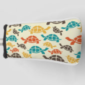 Multicolorschildpad Golfheadcover (Voorkant)