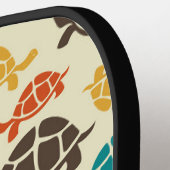 Multicolorschildpad Pickleball Paddle (Links Detail)