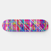 Multicolorstroken Skateboard (Horizontaal)
