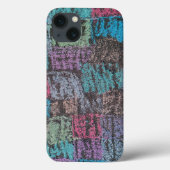 Multicolour abstract interieur ontwerp Krijt Case-Mate iPhone Case (Achterkant)