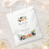 Multicolour Elegant Bloemen Dank u Bruiloft Bedankzakje (Geknipt)