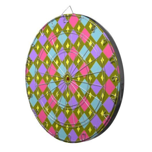 Multicolour Honeycomb Creëer Uw Eigen Dart Board Dartbord (Voorkant Rechts)