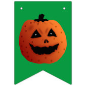Multicoloured Halloween Girlande scary Pumpkins Vlaggetjes (Eerste vlag)
