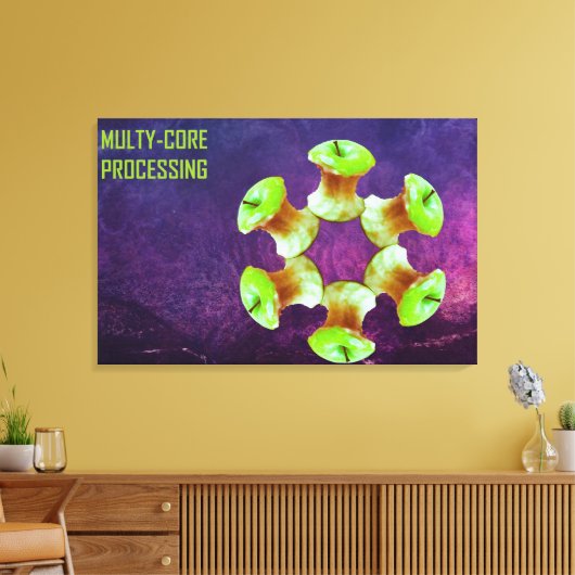 Multicore-verwerking Canvas Afdruk (Insitu (Woonkamer))