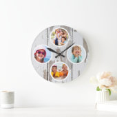 Multicotfoto van de plattelandskerm grote klok (Huis)