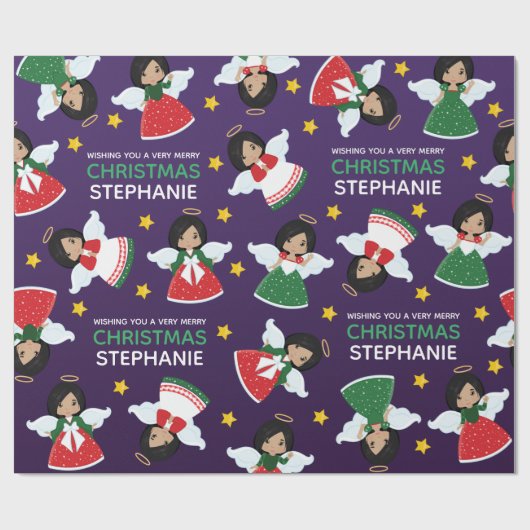 Multicultural Angel Cadeaupapier (Vlak)